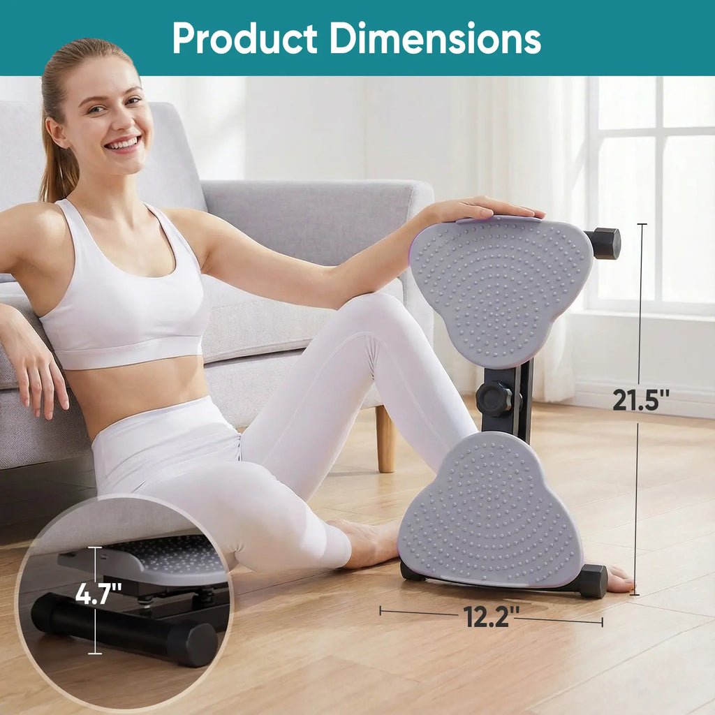 Waist Twister Machine Exercise, Ab Twist Board with 300 Lbs Weight Capacity, Home Gym Equipment for Women Men,Summerwins