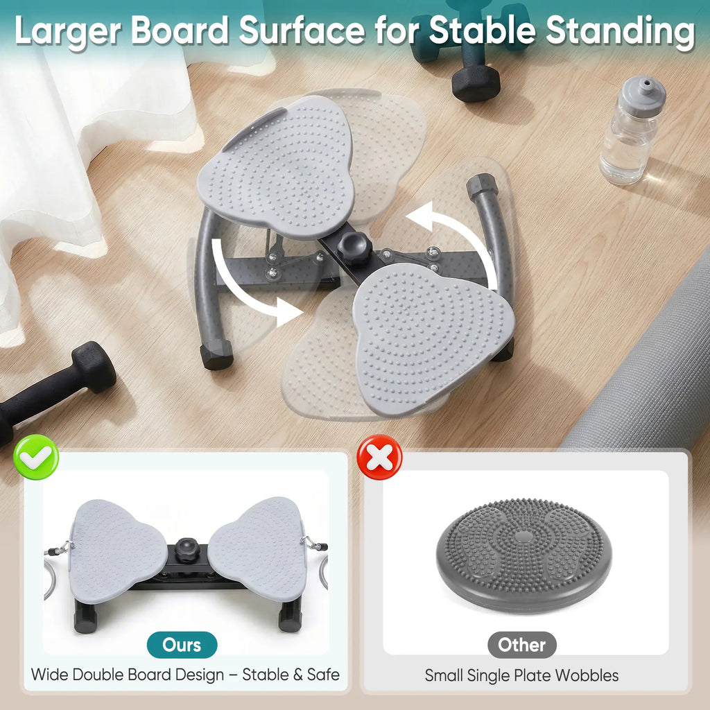 Waist Twister Machine Exercise, Ab Twist Board with 300 Lbs Weight Capacity, Home Gym Equipment for Women Men,Summerwins